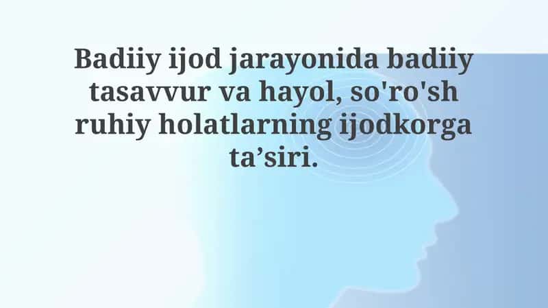 San'atkor xayoloti va fantaziya 1