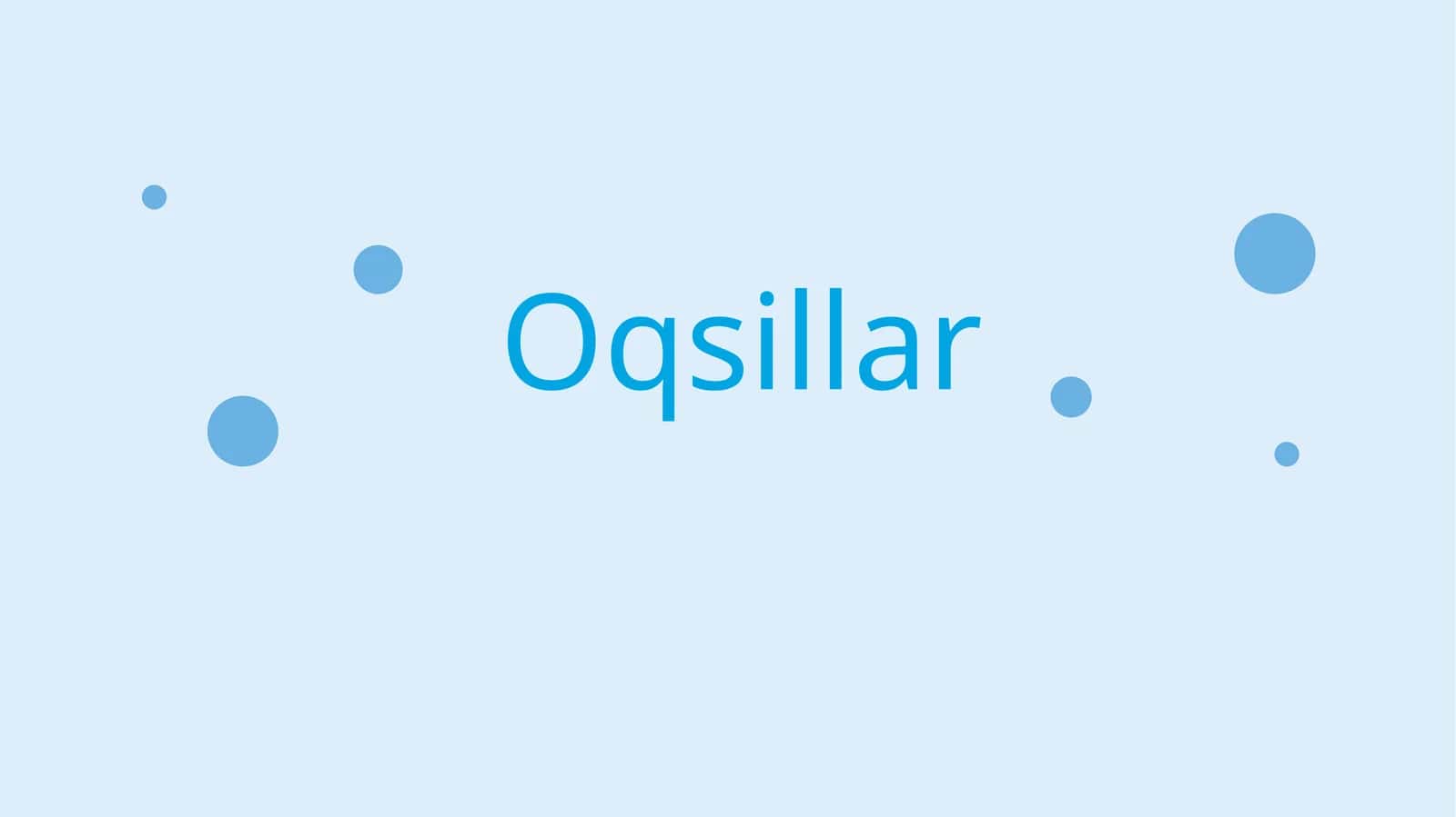 Oqsillar 1