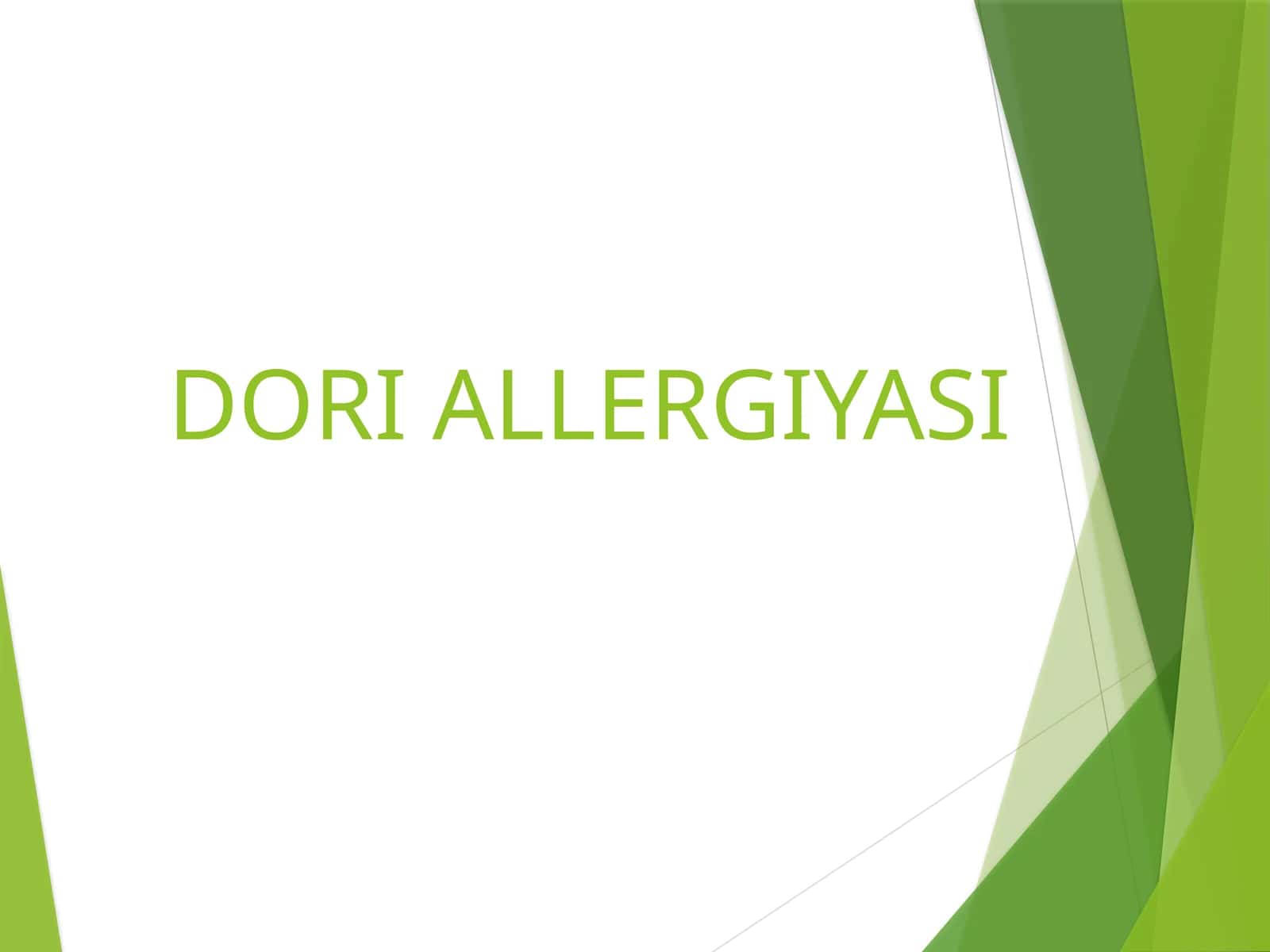 DORI ALLERGIYASI 1