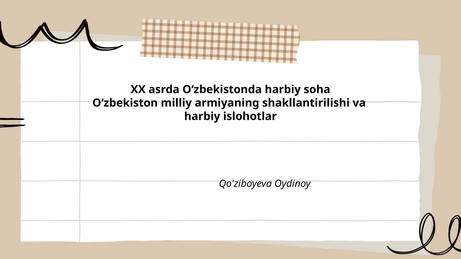 O‘zbekistonda harbiy soha 1