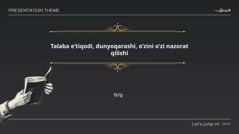 Talaba e’tiqodi va dunyoqarashi 1