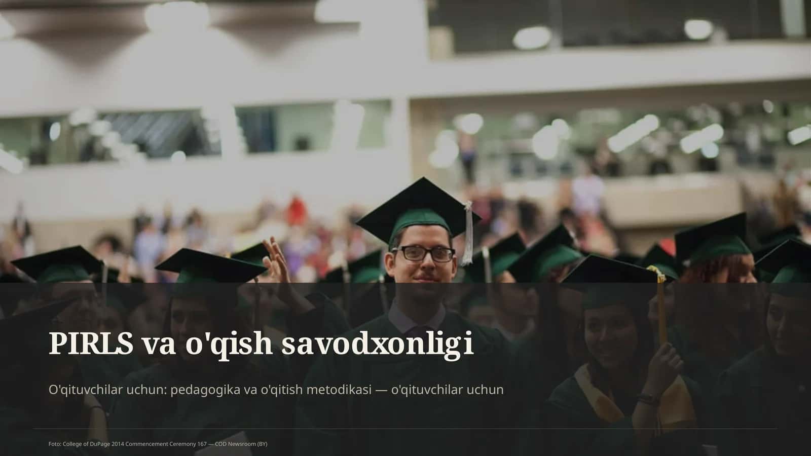 PIRLS va o'qish savodxonligi 1