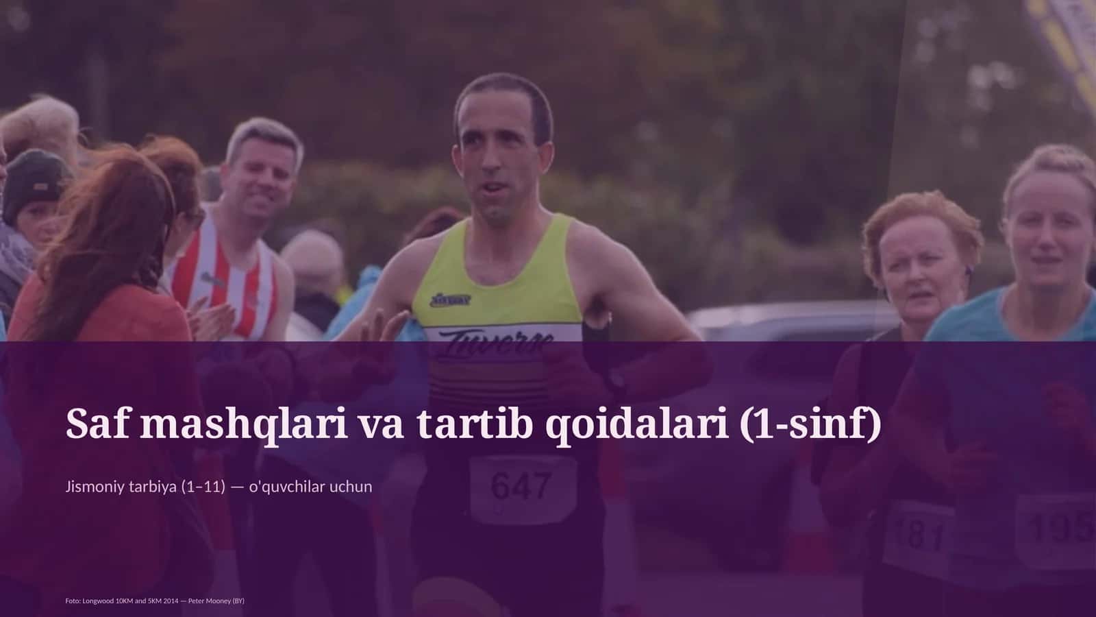 Saf mashqlari va tartib qoidalari (1-sinf) 1