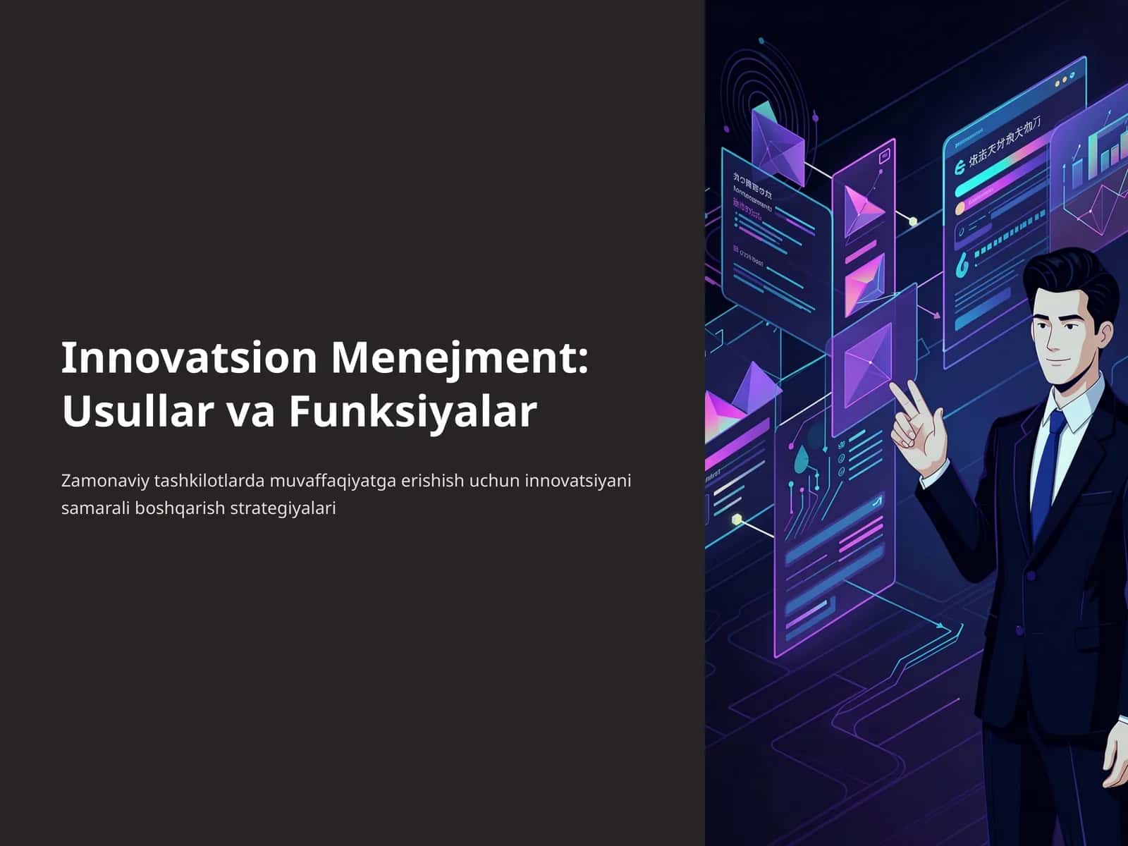 Innovatsion Menejment: Usullar va Funksiyalar 1