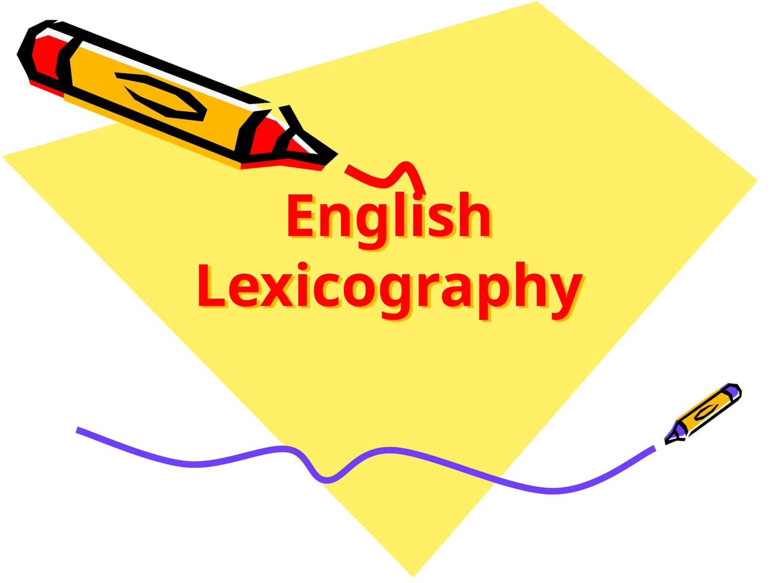 English Lexicography 1