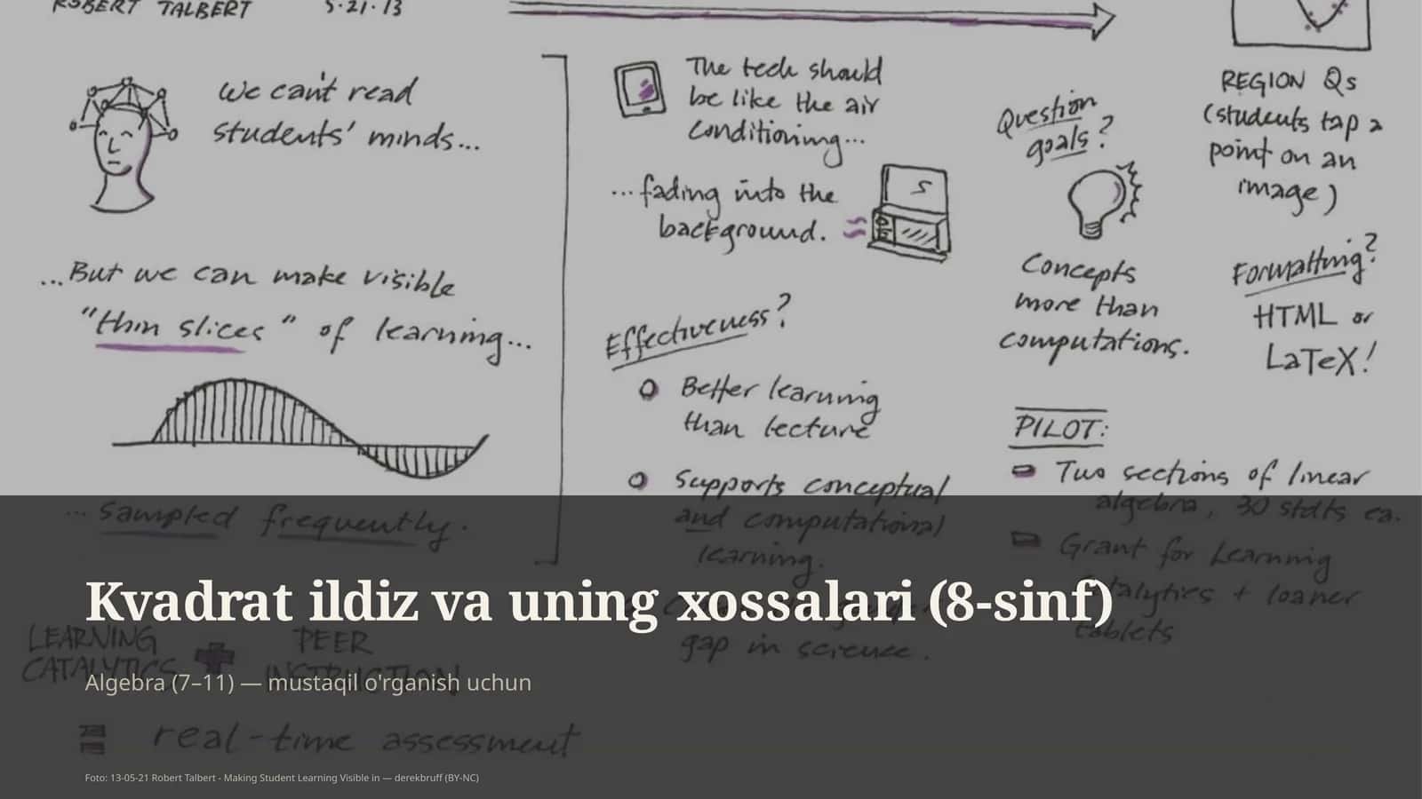 Kvadrat ildiz va uning xossalari (8-sinf) 1