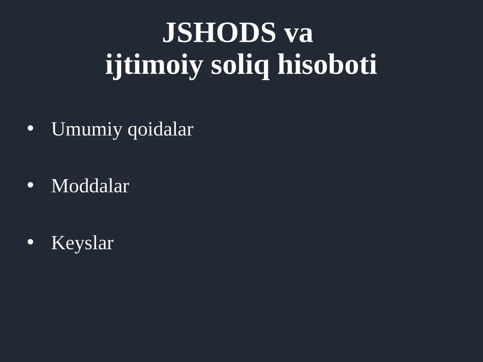 Umumiy qoidalar 1