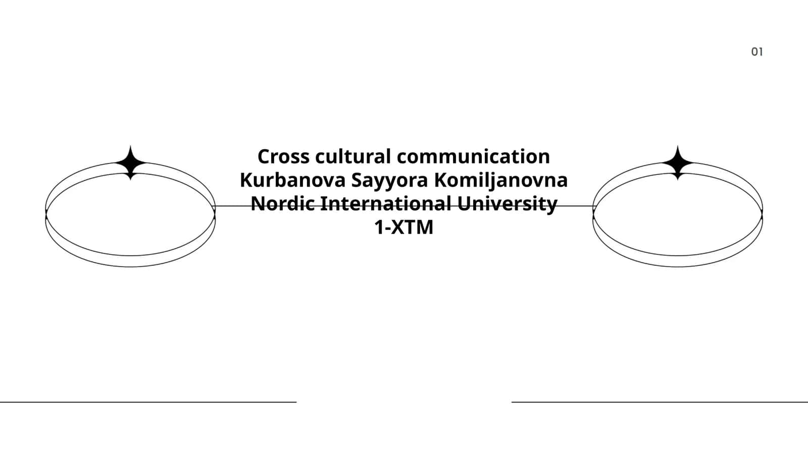 Cross cultural communication 1