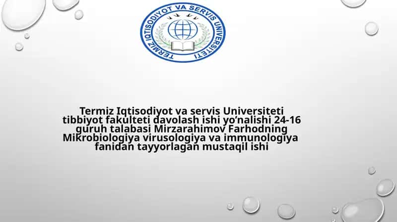 Bakteriyalarning antibiotiklarga chidamli shakllarini paydo bo‘lish mexanizmlari 1