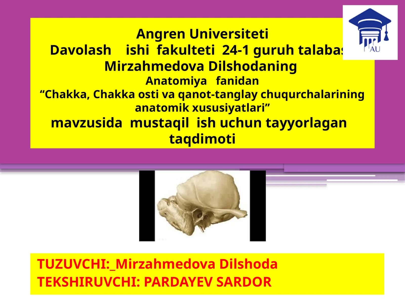 Chakka, Chakkaosti va qanot-tanglaychuqurchalarining anatomik xususiyatlari 1
