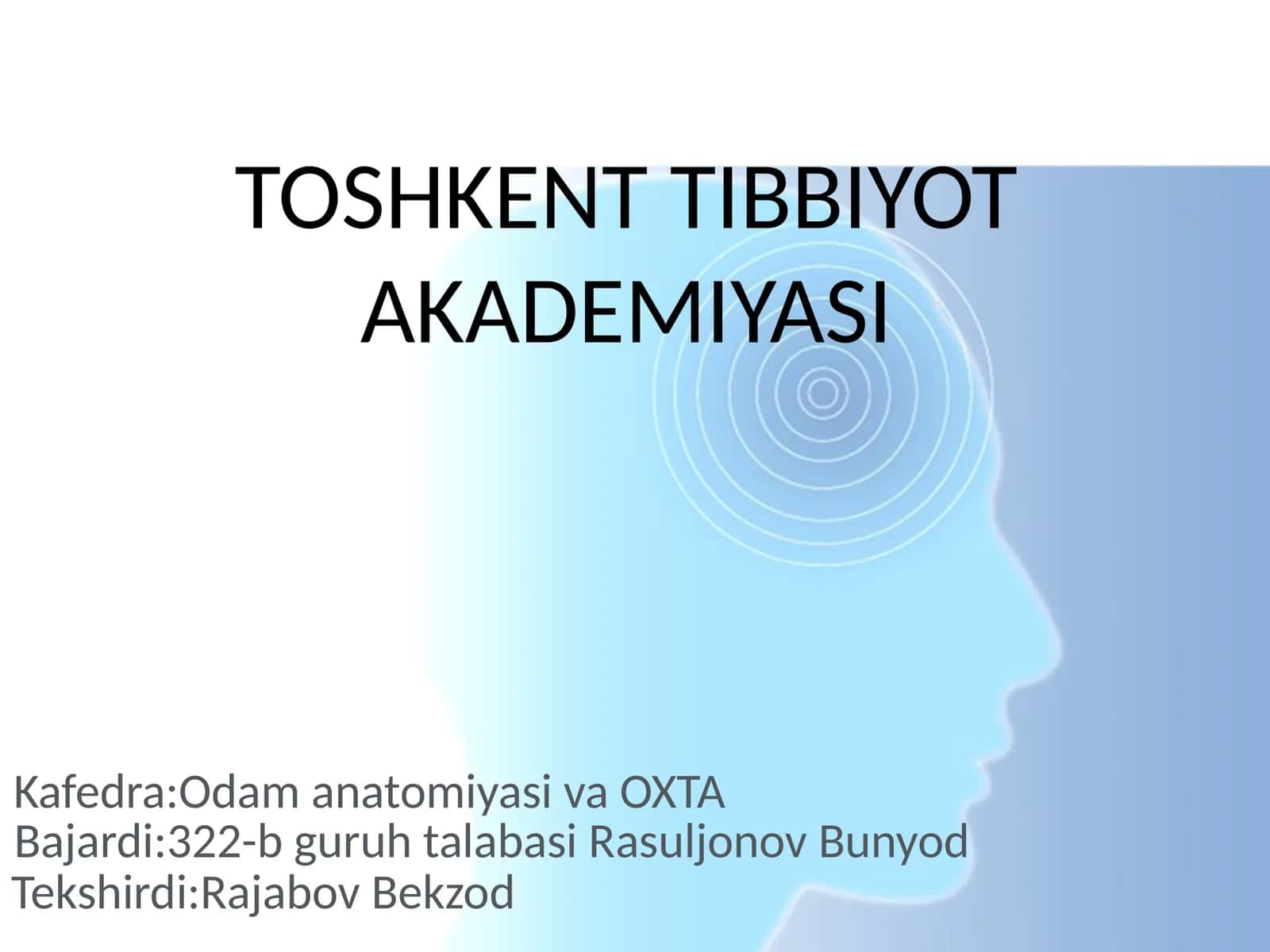 Odamanatomiyasi va OXTA burunyondoshboshliqlaridabajariladigan operatsiyalar 1