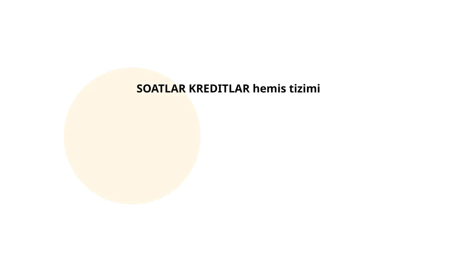 SOATLAR |KREDITLAR hemis tizimi 1
