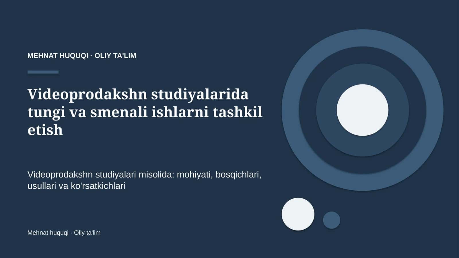 videoprodakshn studiyalarida tungi va smenali ishlarni tashkil etish 2922 1