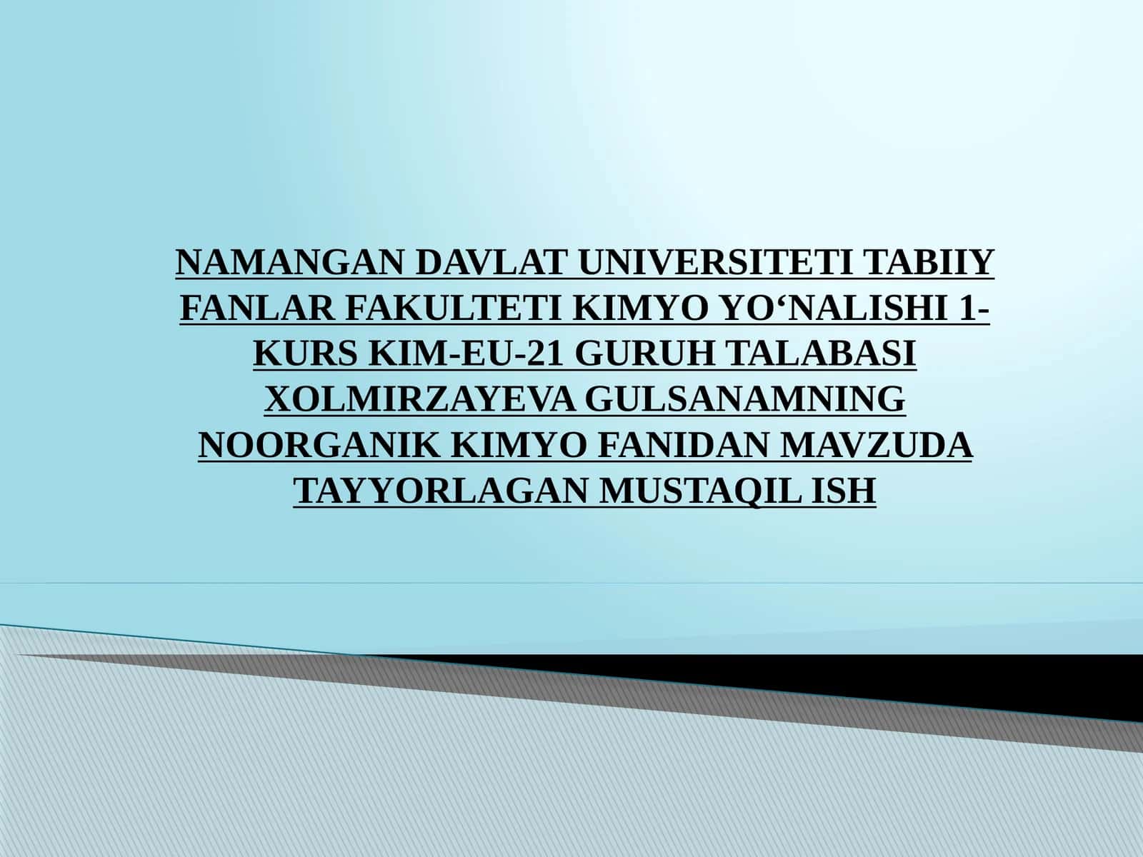 KOMPLEKS BRIKMALARNING IZOMAERIYASI 1
