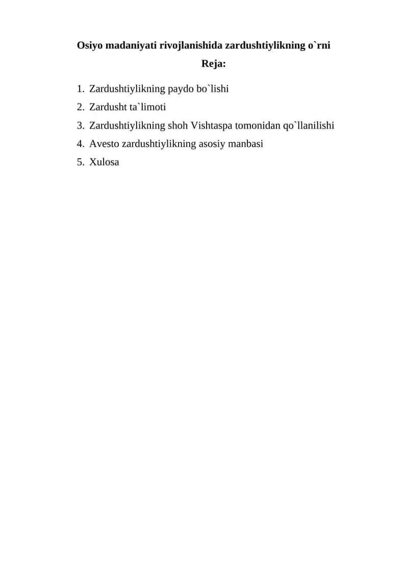 Zardushtiylik tarixi 1