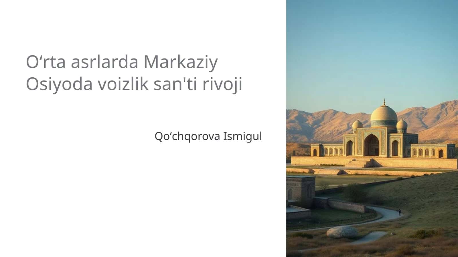 Voizlik Sanati Tarihi 1
