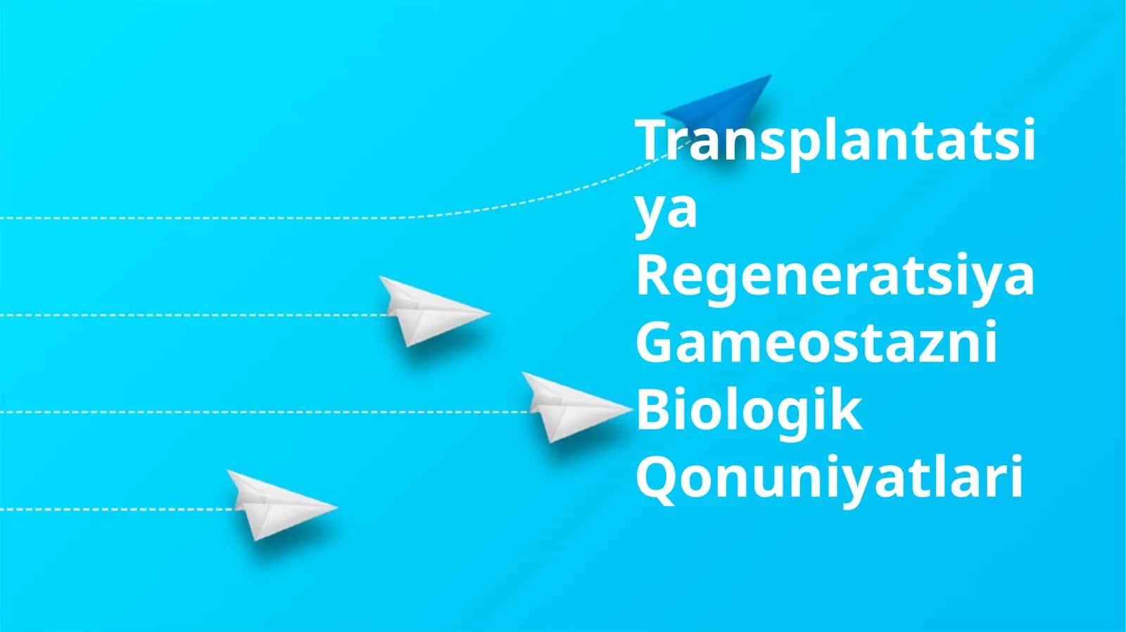 Transplantatsiya Regeneratsiya Gameostazni Biologik Qonuniyatlari 1