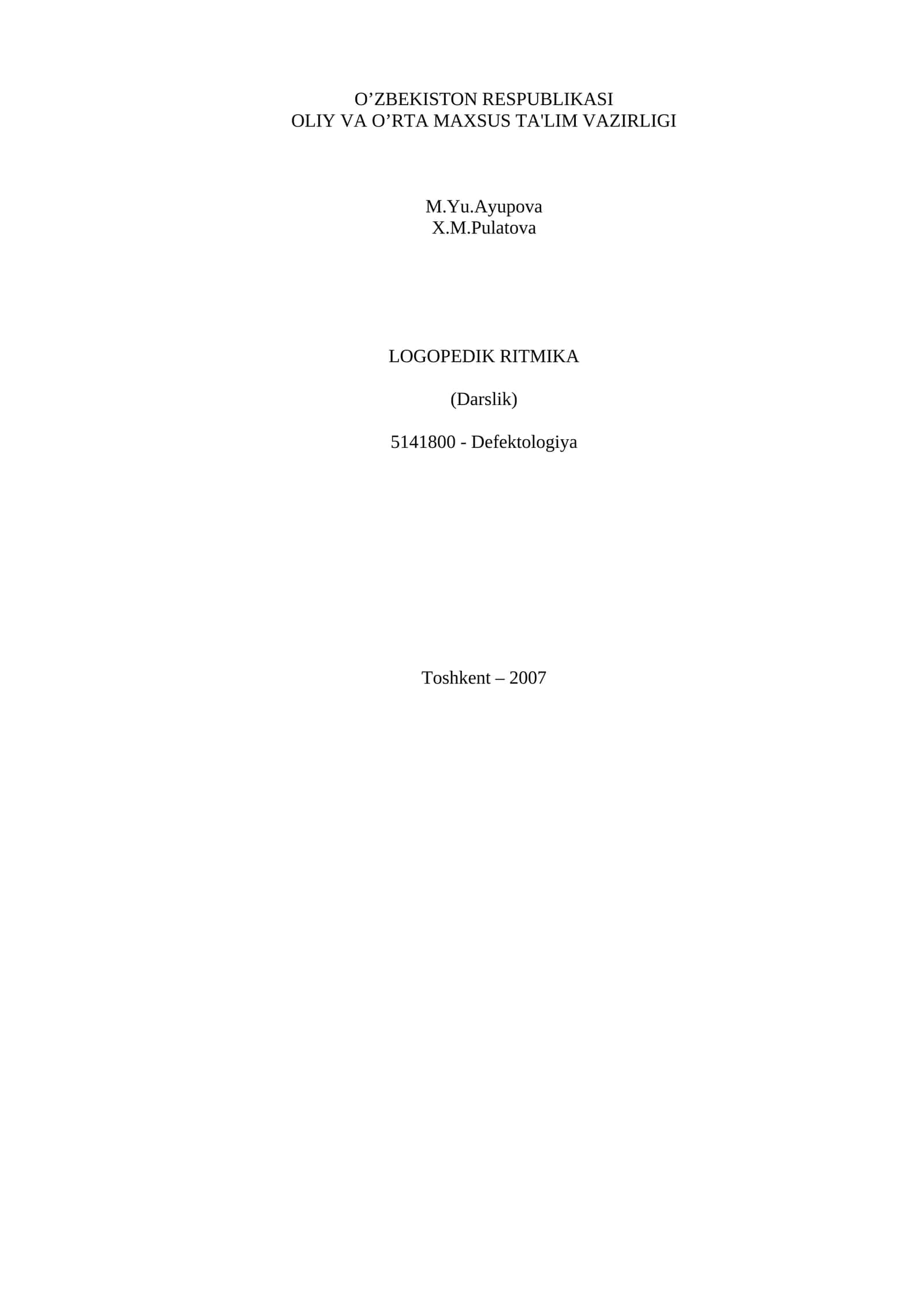 Logopedik ritmika 1