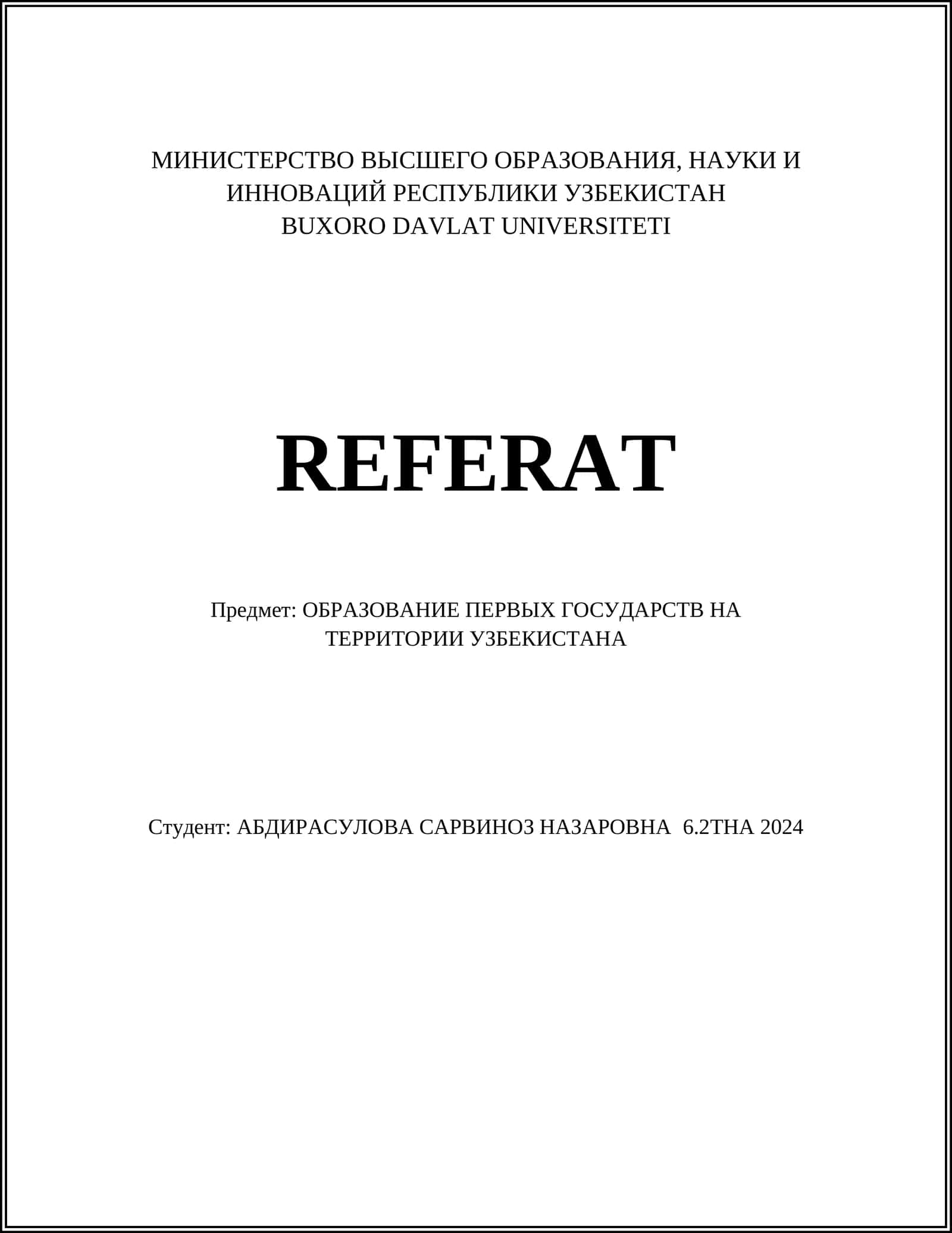Ранние цивилизации на территории Узбекистана 1