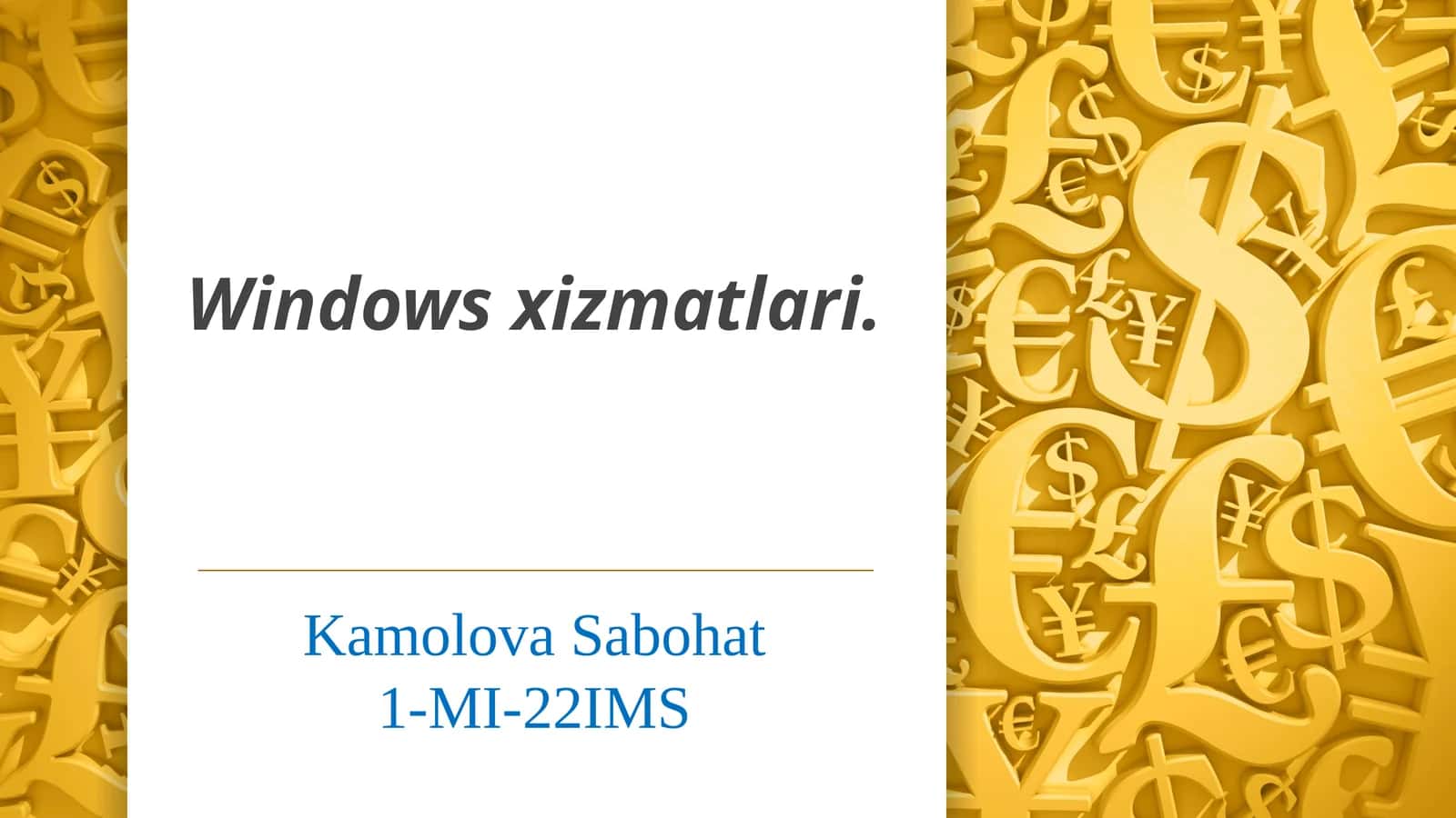 Windowsxizmatlari 1