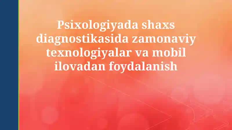 Shaxs diagnostikasi