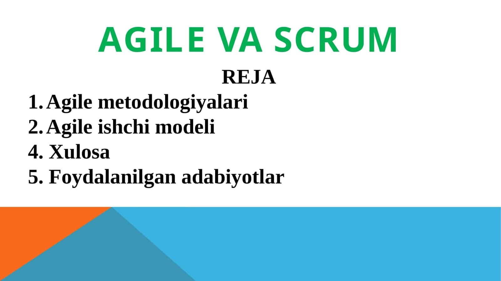 AGILE VA SCRUM 1