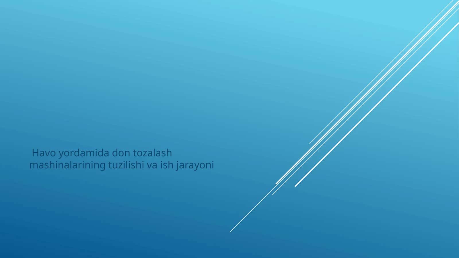Don tozalash mashinalarining tuzilishi va ish jarayoni 1