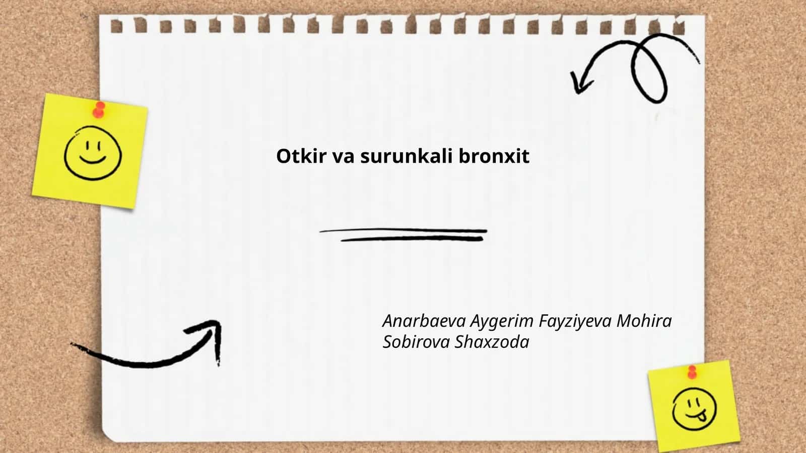 Otkir va surunkali bronxit 1