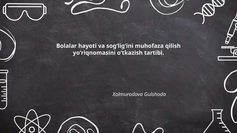 Bolalar hayoti va sogʻligʻini muhofaza qilish yoʻriqnomasi 1