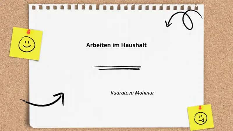 Arbeiten im Haushalt 1