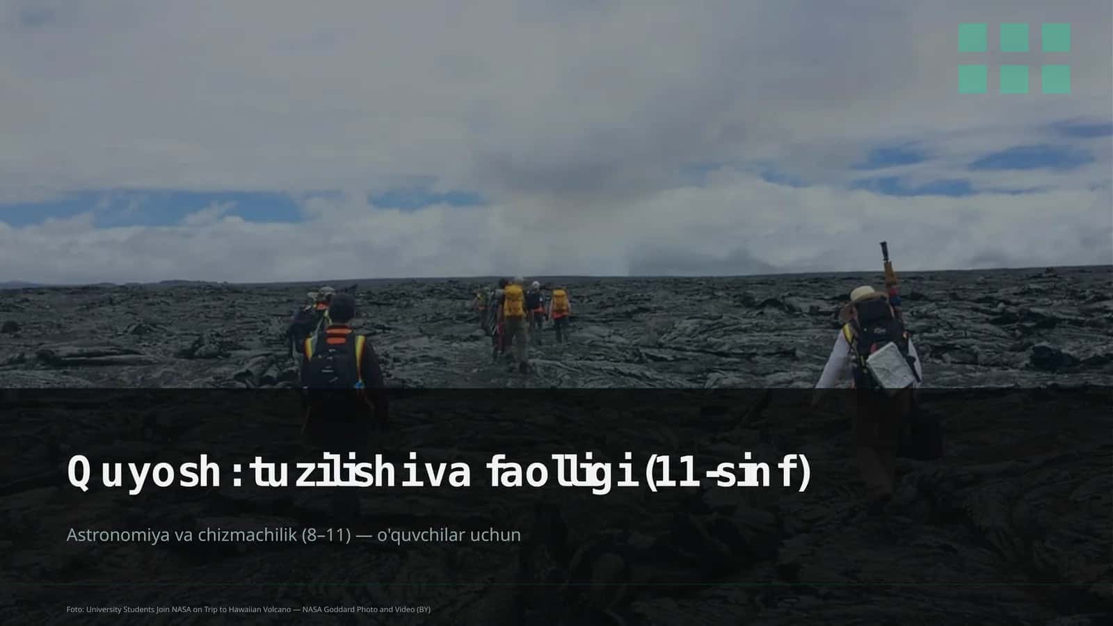 Quyosh: tuzilishi va faolligi (11-sinf) 1