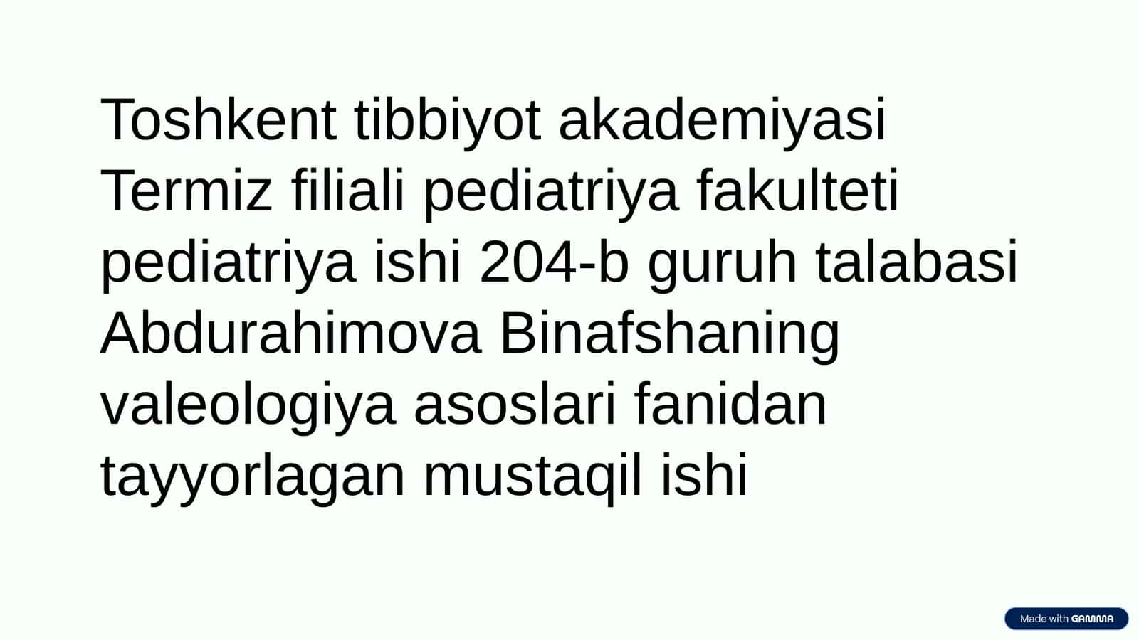 Aholi salomatligini aniqlashda anketalar tuzish 1