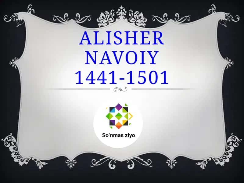 Alisher Navoiy hayoti va ijodi 1