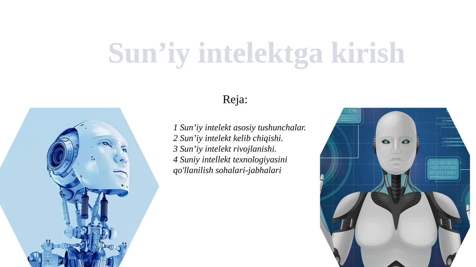 Sun’iy intelekt 1