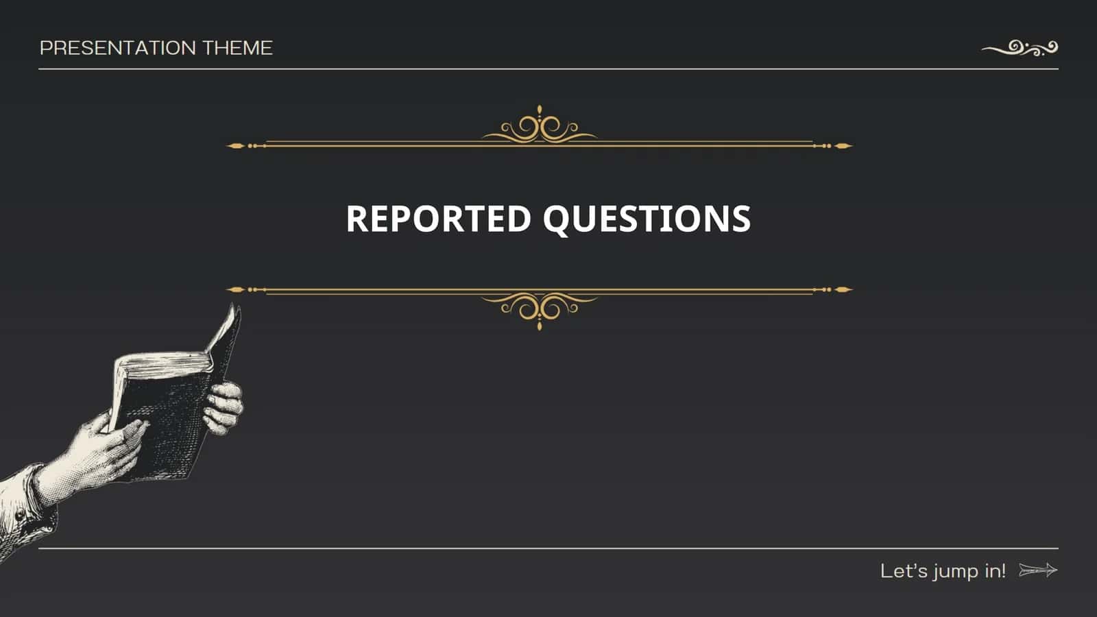 REPORTED QUESTIONS 1