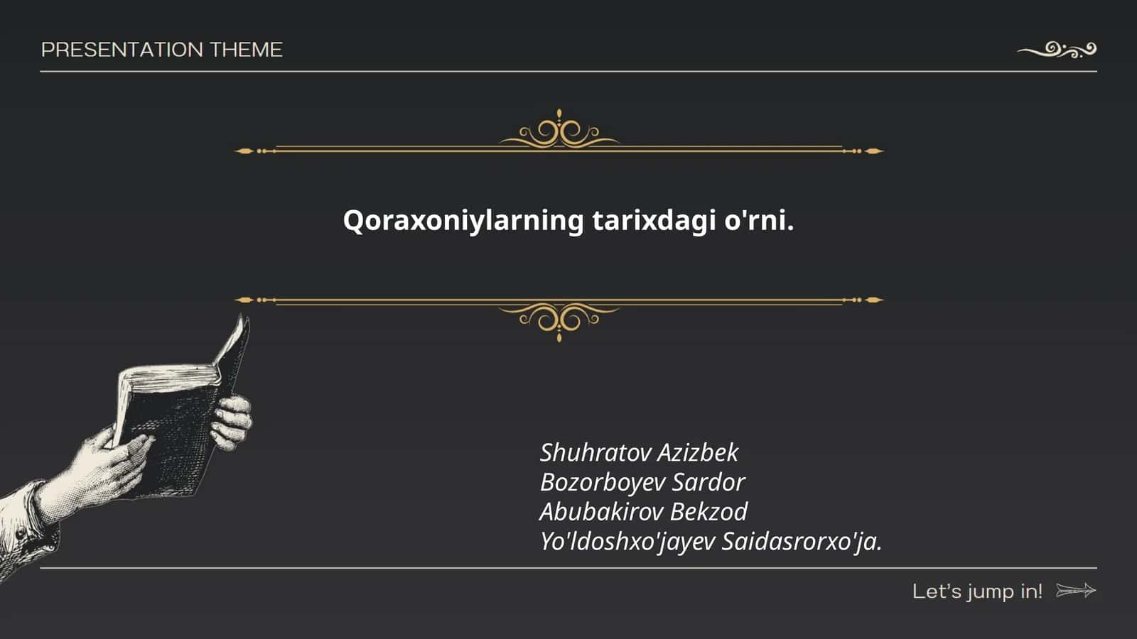 Qoraxoniylarning tarixi 1