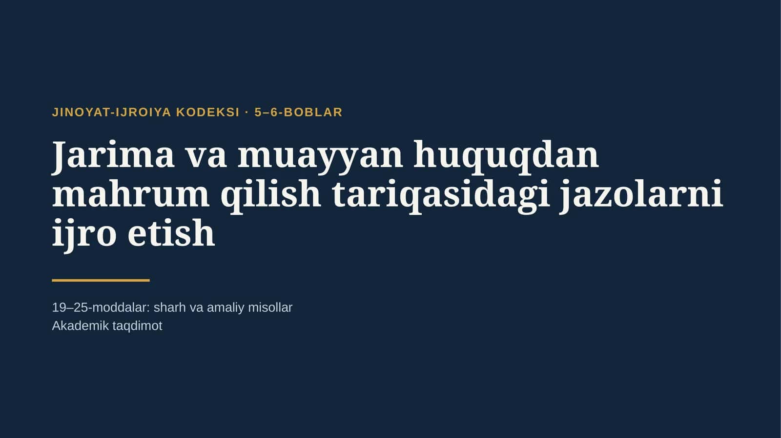 JINOYAT-IJROIYA KODEKSI · 5–6-BOBLAR 1