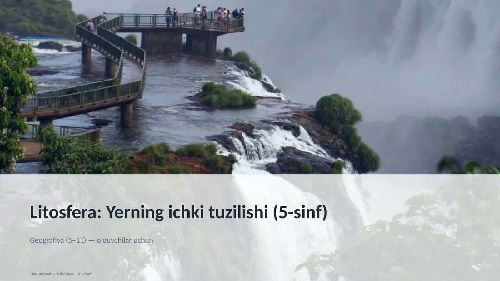 Litosfera: Yerning ichki tuzilishi (5-sinf) 1