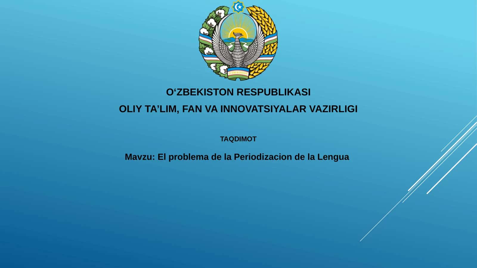 El problemade la Periodizacion de la Lengua 1