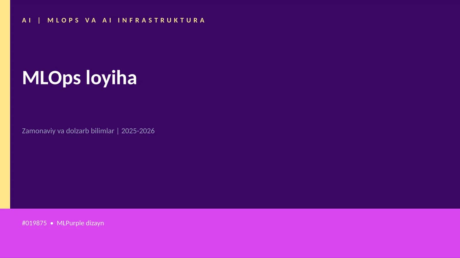 MLOPS VA AI INFRASTRUKTURA 1