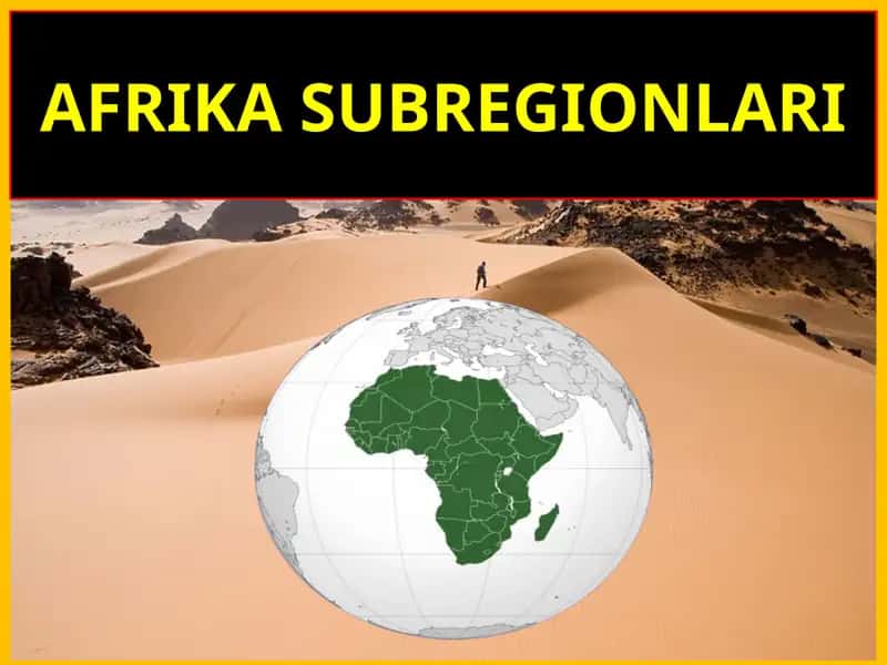 AFRIKA SUBREGIONLARI 1