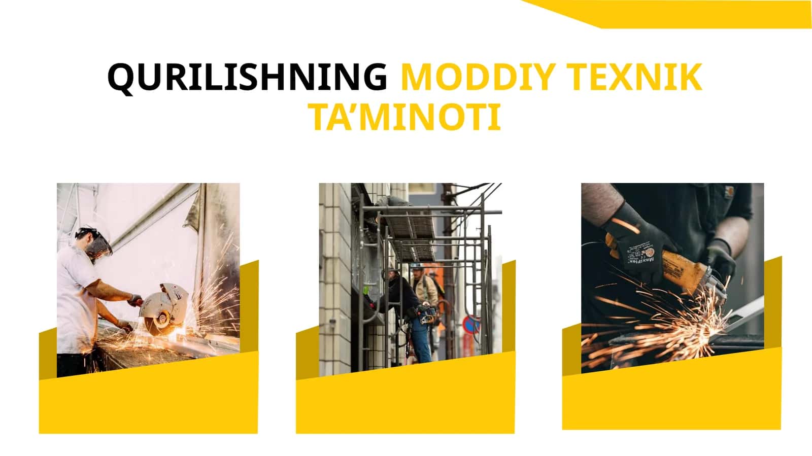 QURILISHNING MODDIY TEXNIK TA’MINOTI 1