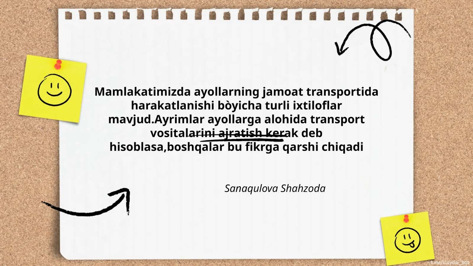 Ayollarning jamoat transportida harakatlanishi 1