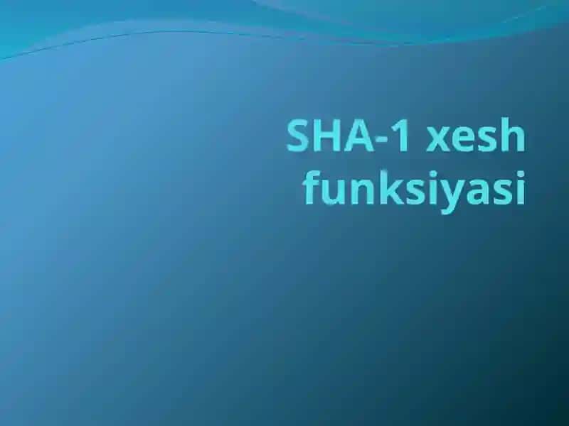 SHA-1xeshfunksiyasi