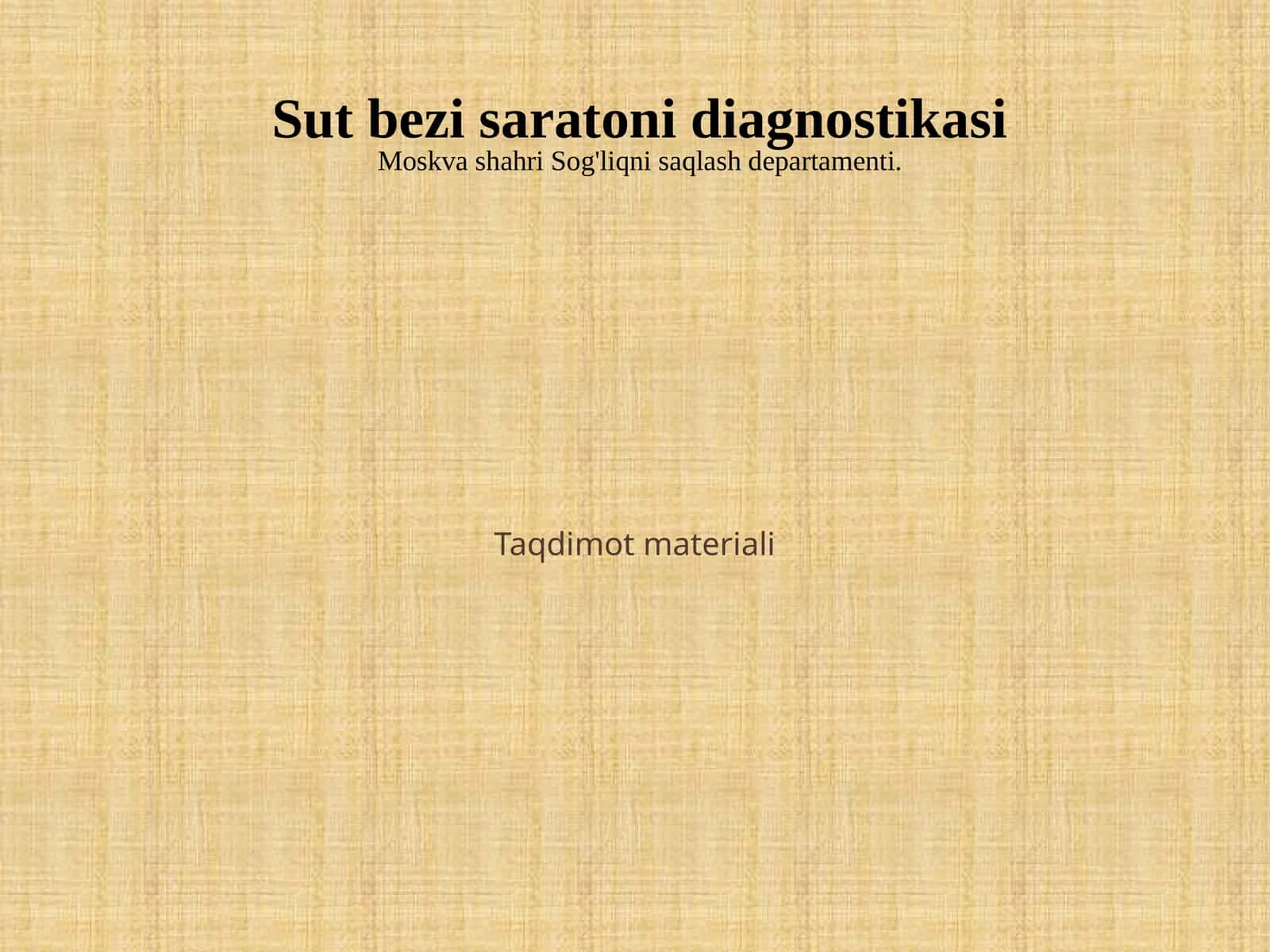 Sut bezi saratoni diagnostikasi 1