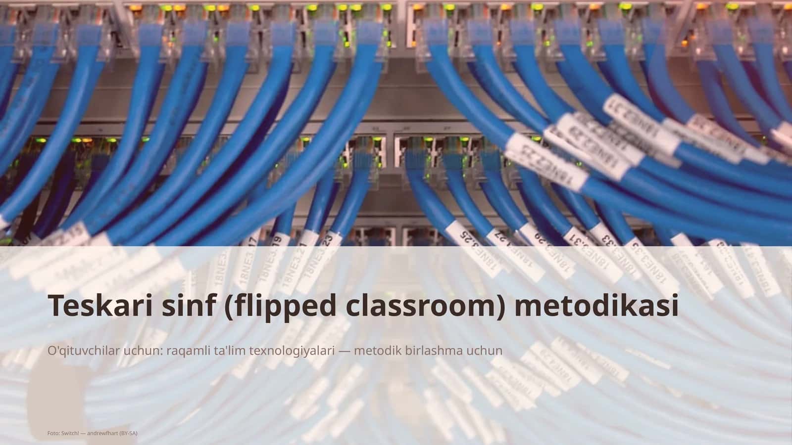 Teskari sinf (flipped classroom) metodikasi 1