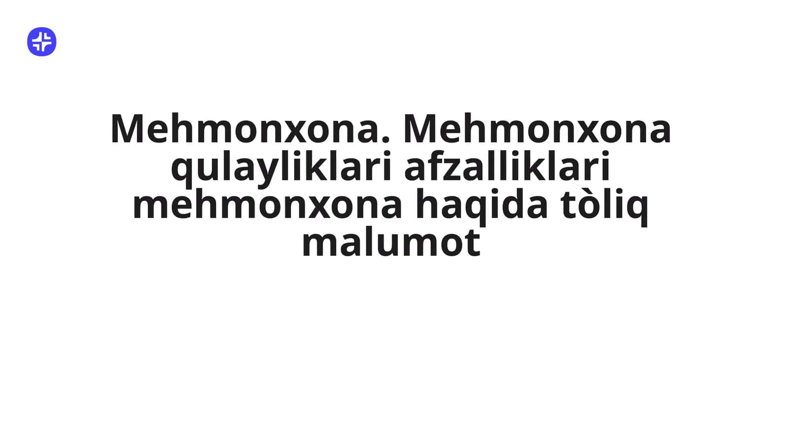 Mehmonxona 1