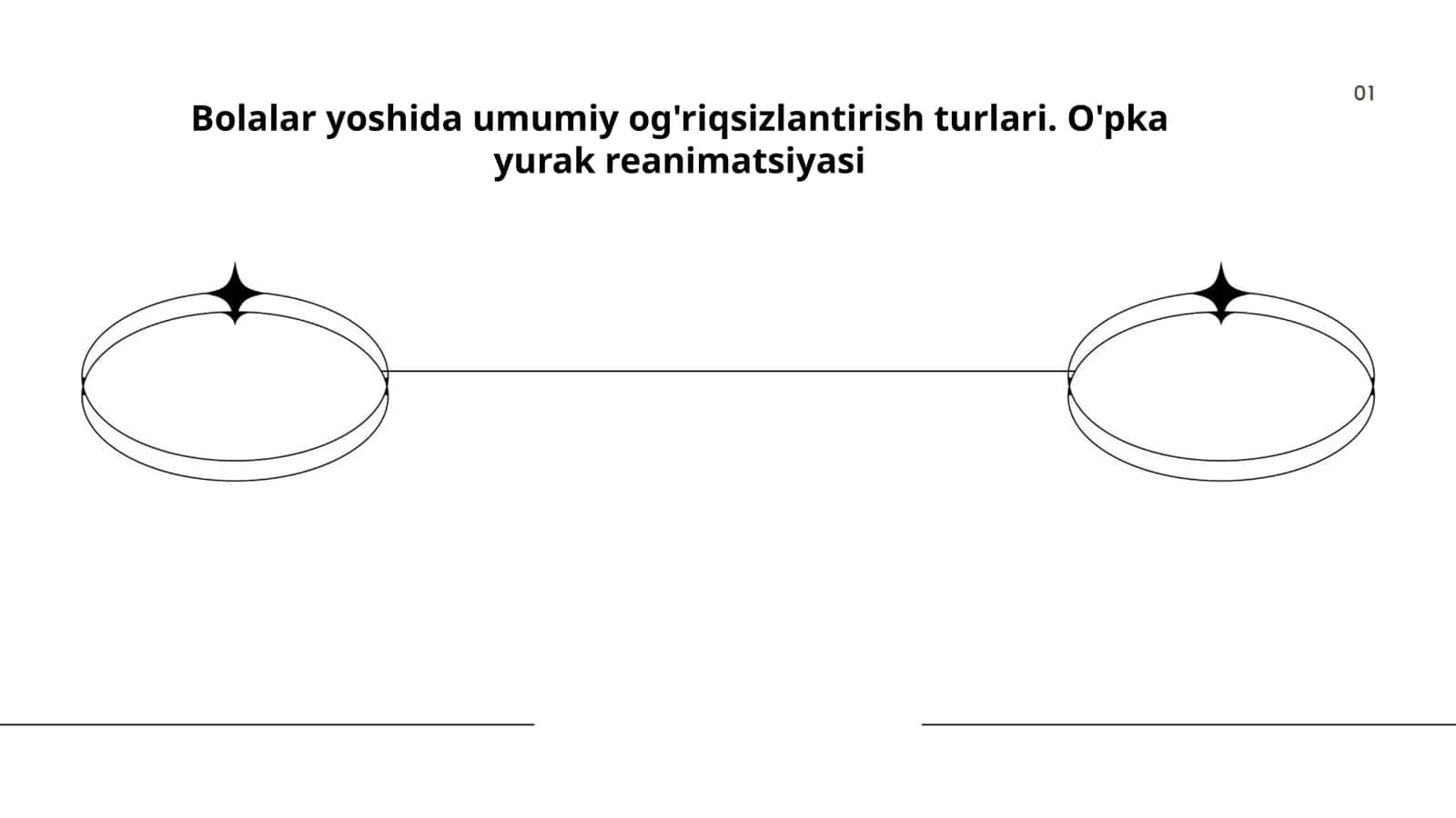 Bolalar yoshida umumiy og'riqsizlantirish turlari. O'pka yurak reanimatsiyasi 1