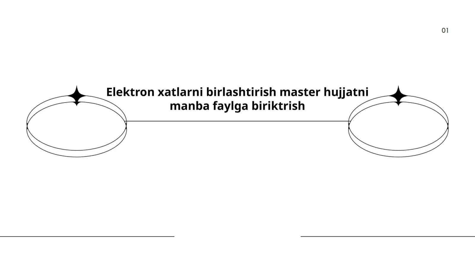 Elektron xatlarni birlashtirish master hujjatni manba faylga biriktrish 1