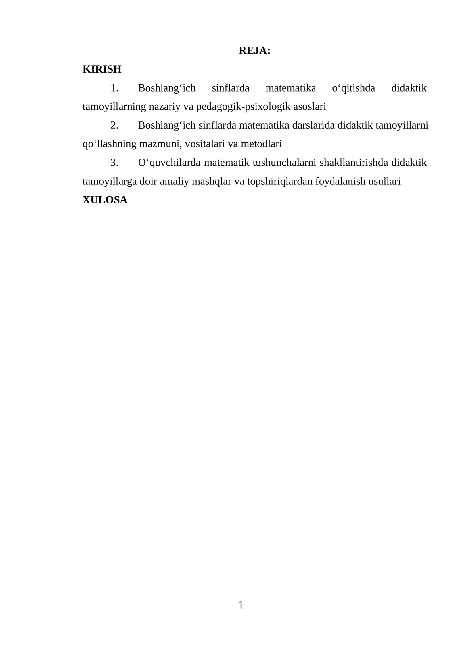 Matematika o‘qitishda didaktik tamoyillar 1